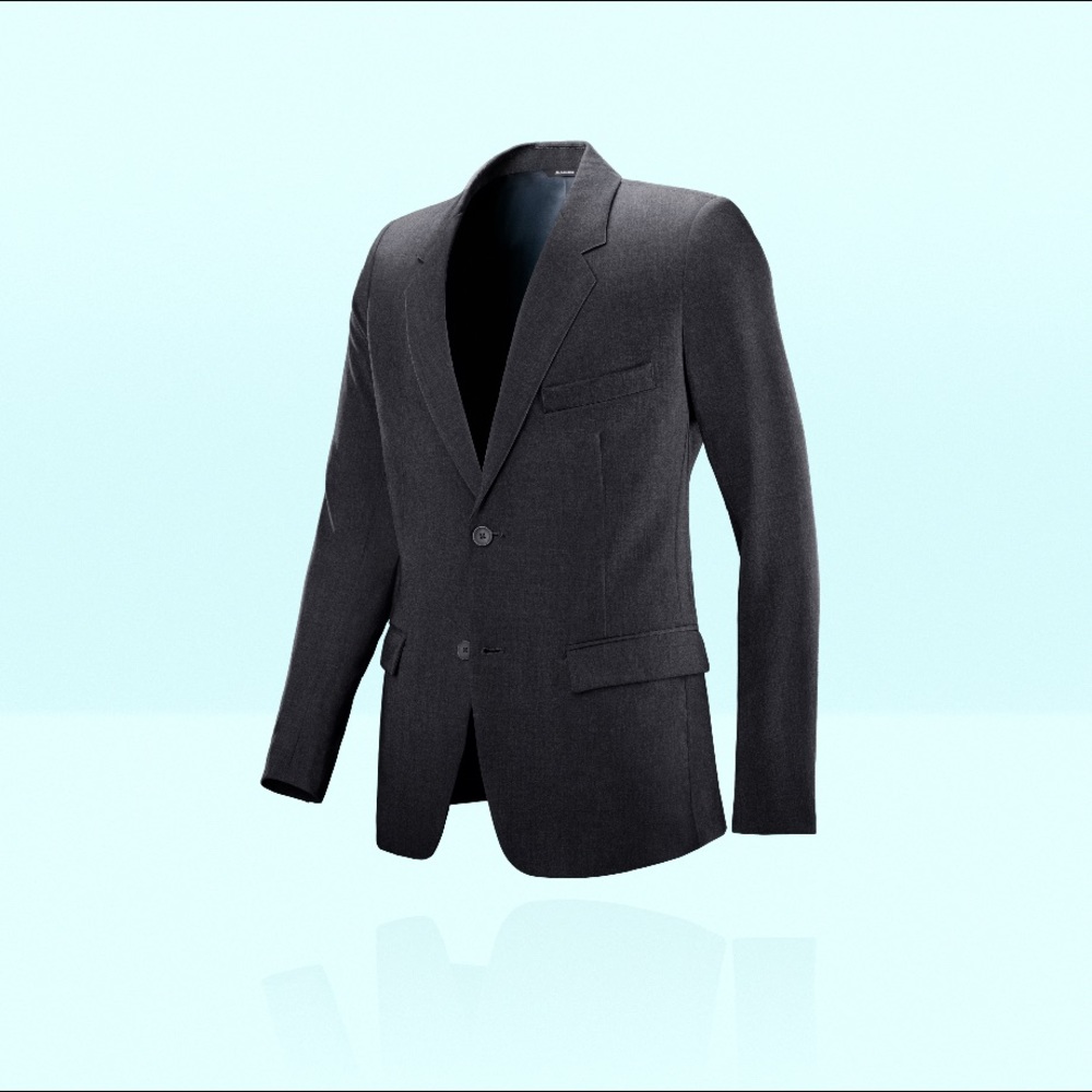 Velocity Suit in Dark Charcoal